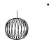 Lampe Bubble BALL criss cross - Herman MILLER